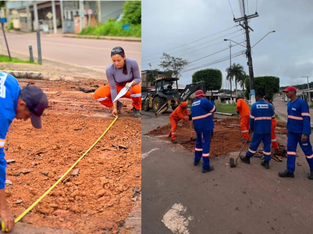 Prefeitura de Presidente Figueiredo intensifica operação ‘Tapa-Buracos’ e amplia recuperação viária do município 
