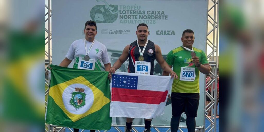 Atleta de Presidente Figueiredo conquista ouro em campeonato nacional de atletismo realizado em Recife